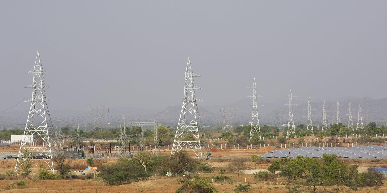 Kohima Mariani Transmission Ltd. (KMTL) transmission line towers, 508 cKm corridor in All